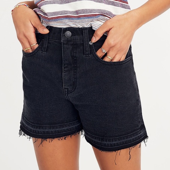 Madewell High-Rise Denim Shorts in Clint Wash - Picture 1 of 5
